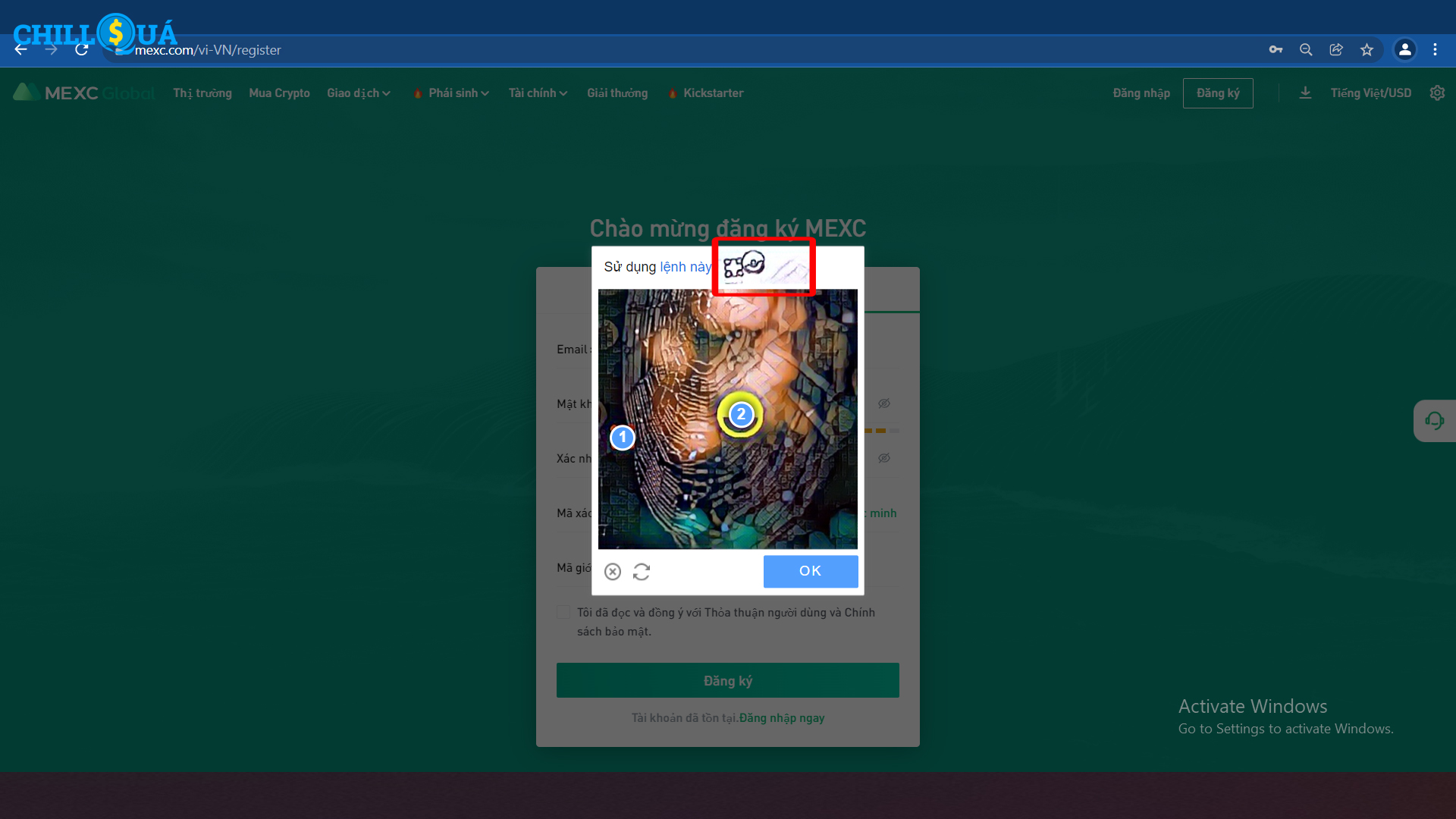 Nhập hình minh hoa theo thứ tự ô vuông